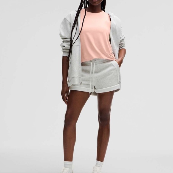 Lululemon Silk-Blend Relaxed-Fit Tank Top Flush Pink Size Medium - Picture 4 of 15